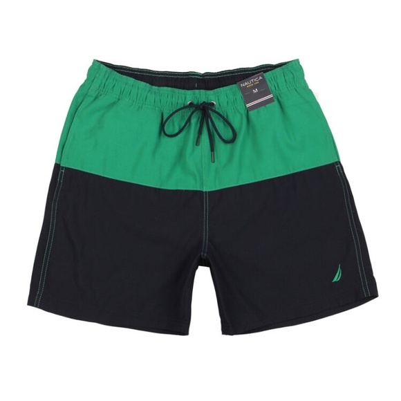 NEW Nautica Volley Swim Colorblock Shorts - Picture 6 of 8